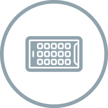 Tablet modern simgesinin vektör illüstrasyonu