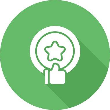 Mükemmellik simgesinin vektör illüstrasyonu 