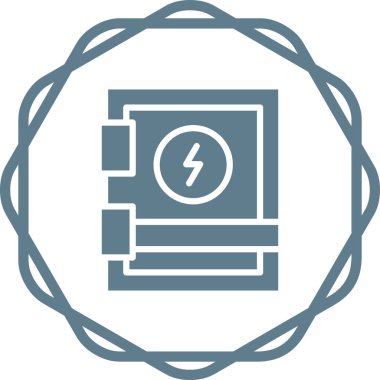 Elektrik Panelinin vektör illüstrasyonu