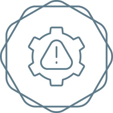 Risk Yönetimi simgesi, vektör illüstrasyonu 