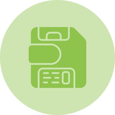 veri simgesi vektör illüstrasyonunu kaydet 