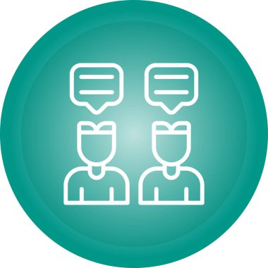 İş Analitikleri Danışmanlık vektör satırı simgesi 