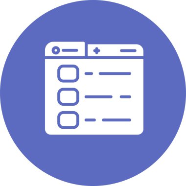 seçenekler simgesi, vektör illüstrasyonu 