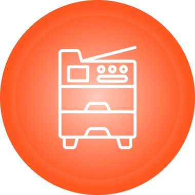 Kopyalama simgesi, basit illüstrasyon tasarımı 