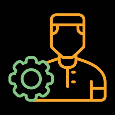 user icon, vector illustration simple design