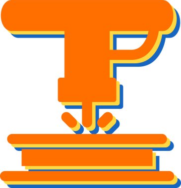 makine simgesi, vektör illüstrasyonu 