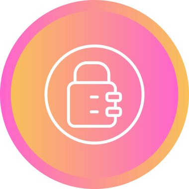 kilit simgesi, vektör illüstrasyonu  