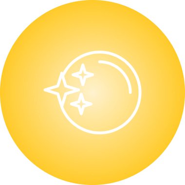 İnci Web simgesi, basit vektör illüstrasyonu