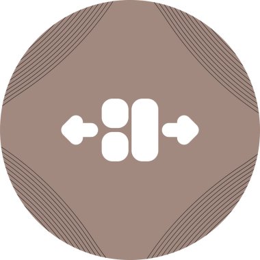 Düzen Akıcı Ağ ikonu vektör çizimi