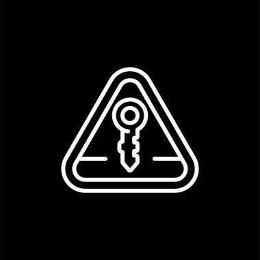 Uyarı tehlike simgesi web basit illüstrasyonuName