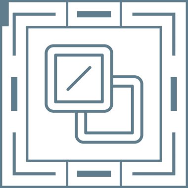 Önplan web simgesi, vektör illüstrasyonu