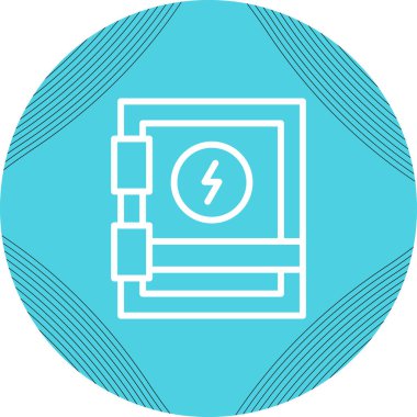 Elektrik Panelinin vektör illüstrasyonu