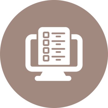 Bilgisayar web simge vektör çizim