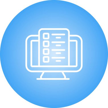 Bilgisayar web simge vektör çizim