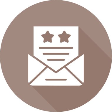 Bir harf simgesinin vektör illüstrasyonu 