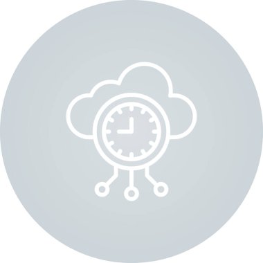 Yüksek Kullanılabilirlik servisi simgesi, vektör illüstrasyonu basit tasarım