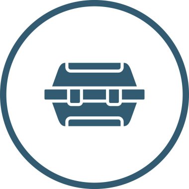 Alet çantası. Web simgesi basit tasarım 