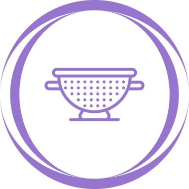 Colander web simgesi vektör illüstrasyonu 