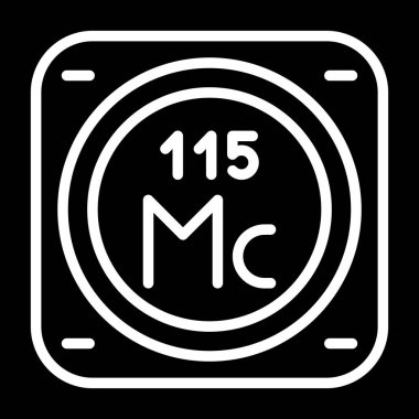 Kimyasal elementin web illüstrasyonu