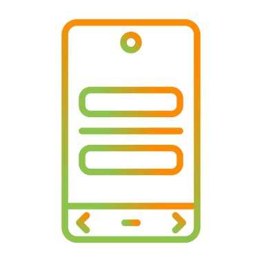 cep telefonu simgesi, vektör illüstrasyon tasarımı 