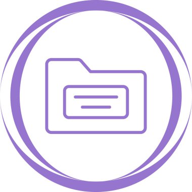 dosya dizini simgesi, vektör illüstrasyonu basit tasarım