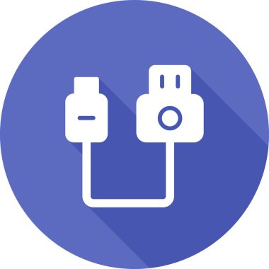 usb simgesi, web tasarımı için illüstrasyon