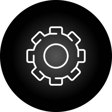 Teçhizat Web simgesi basit illüstrasyon