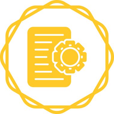 Dosya simgesinin vektör illüstrasyonu 