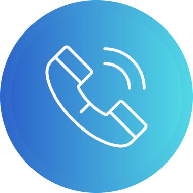 telefon arama simgesi, vektör illüstrasyonu