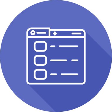 seçenekler simgesi, vektör illüstrasyonu 