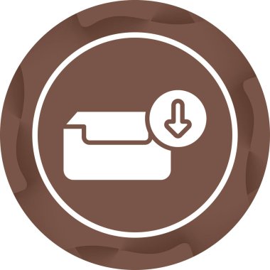 Ok indirme konsepti konsepti vektör illüstrasyonlu gelen kutusu 