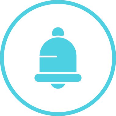 Çan simgesi web basit illüstrasyon