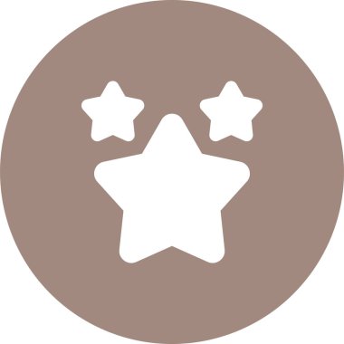 Yıldız simgesinin vektör illüstrasyonu