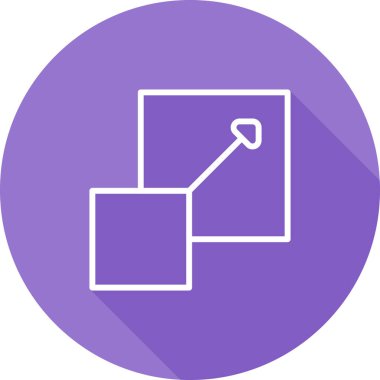 Uygulamalar ve web siteleri için ölçeklenebilirlik veya ölçeklenebilir sistem çizgisi resim vektörü simgesi