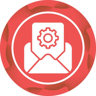 e- posta iletisi simgesi, vektör illüstrasyonu 