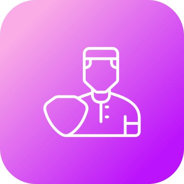 user icon, vector illustration simple design