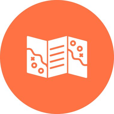 harita konumu ince çizgi vektör simgesi 