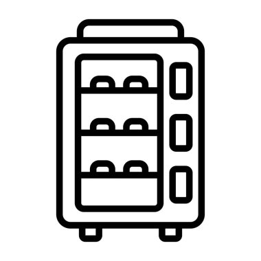 Otomat simgesinin basit vektör çizimi