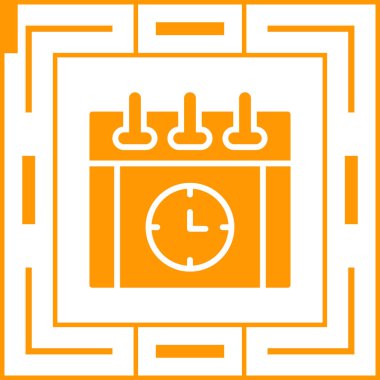 Süre bitimi vektör simgesi tasarımı