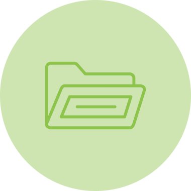 dosya dizini simgesi, vektör illüstrasyonu basit tasarım