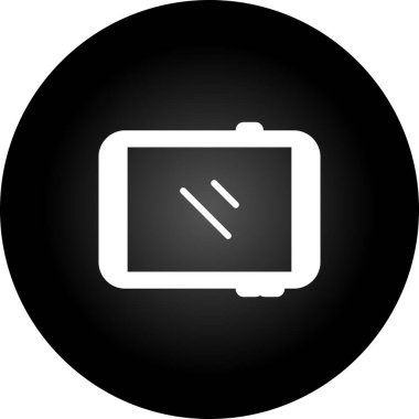 Tablet modern simgesinin vektör illüstrasyonu