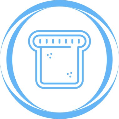 Tost Ağı simgesi, basit vektör illüstrasyonu