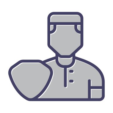 user icon, vector illustration simple design