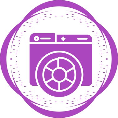 renk paleti. Web simgesi basit illüstrasyon