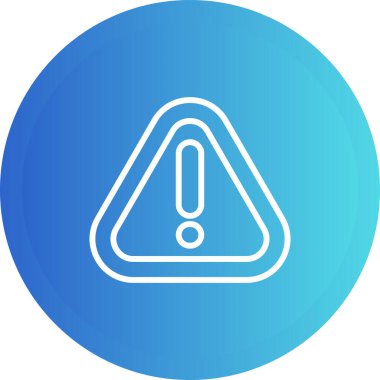 Uyarı tehlike simgesi web basit illüstrasyonuName