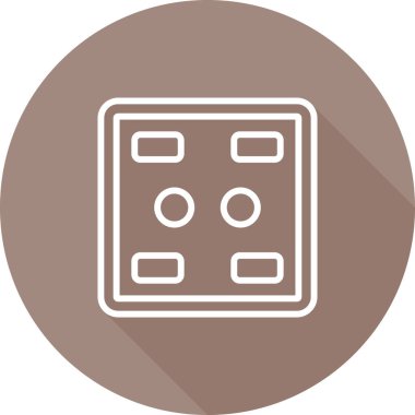 soket simgesi web basit illüstrasyon