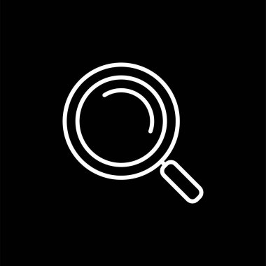 Arama simgesi vektör illüstrasyonu 