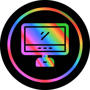 masaüstü web simgesi vektör çizimi