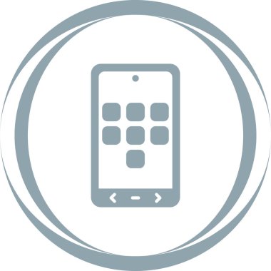 Simge Uygular. Uygulamalar Pictogram. Programlar İmza, Vektör İllüstrasyonu