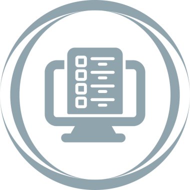 Bilgisayar web simge vektör çizim
